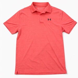 Under Armour Men’s Coral-Red Performance Polo